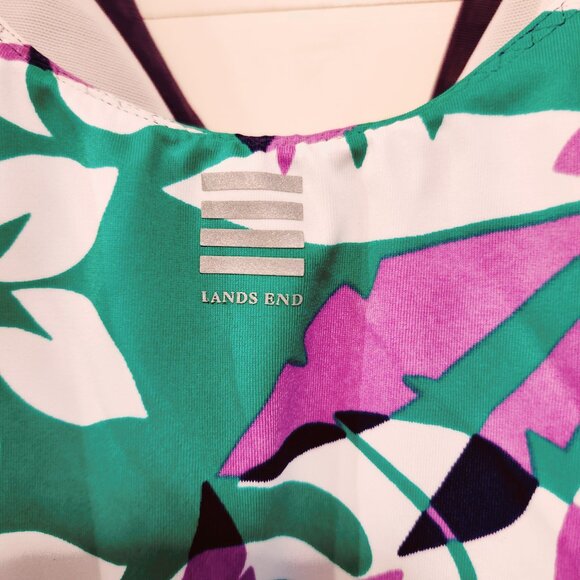 Lands' End Swimsuit Top‎ / Tankini Top 24W DDD Underwire - Picture 3 of 9